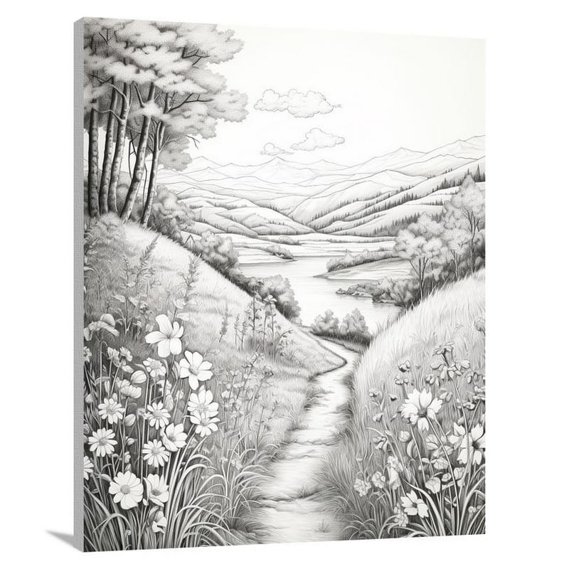 Trail of Serenity - Canvas Print