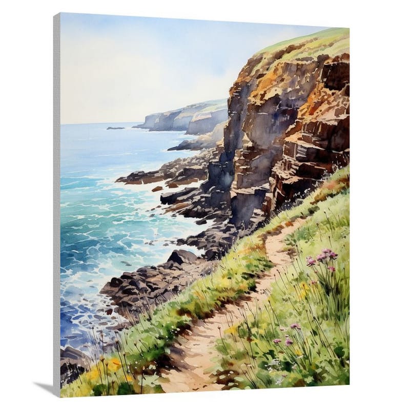 Trail of Serenity - Watercolor - Canvas Print