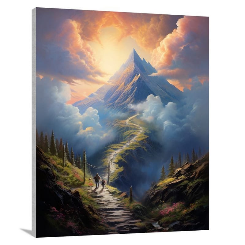 Trail to the Summit - Canvas Print