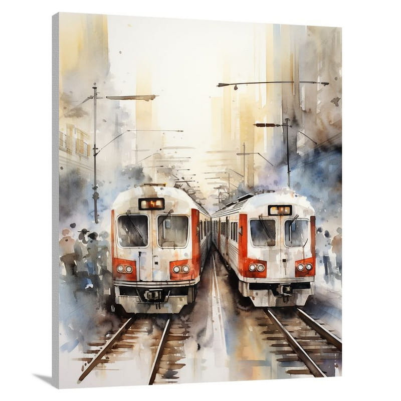 Train Symphony - Canvas Print