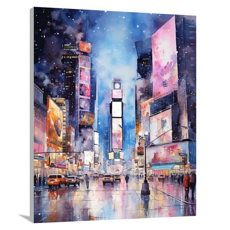 Traveler's Emotion: Times Square - Canvas Print