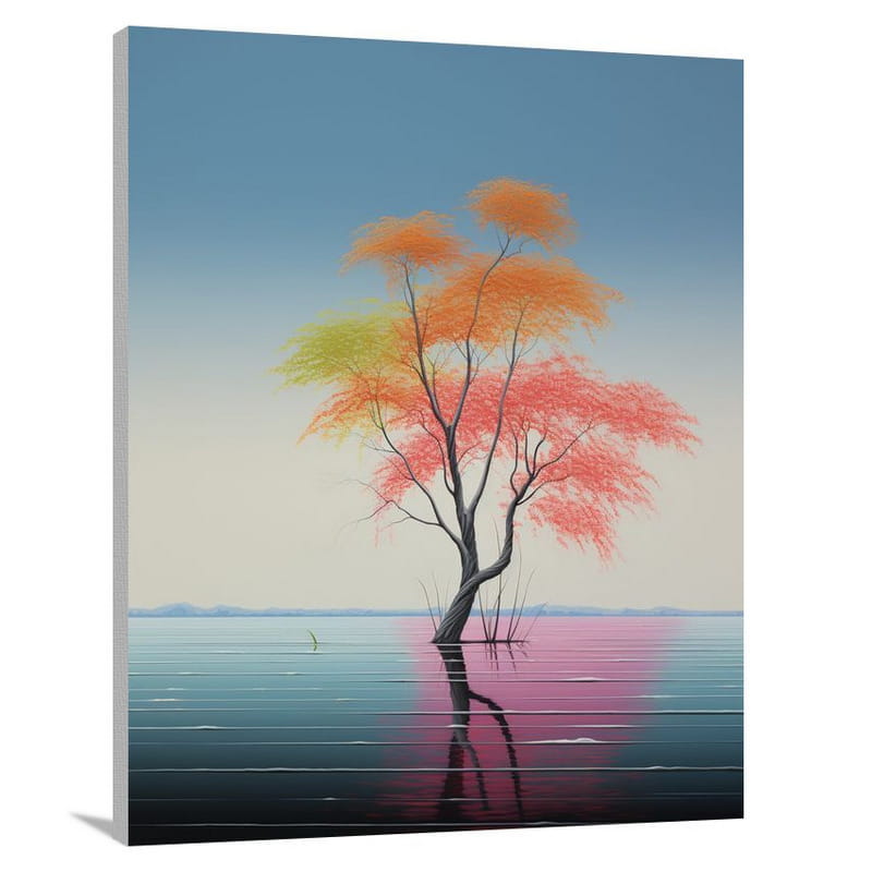 Tree's Reflection - Canvas Print