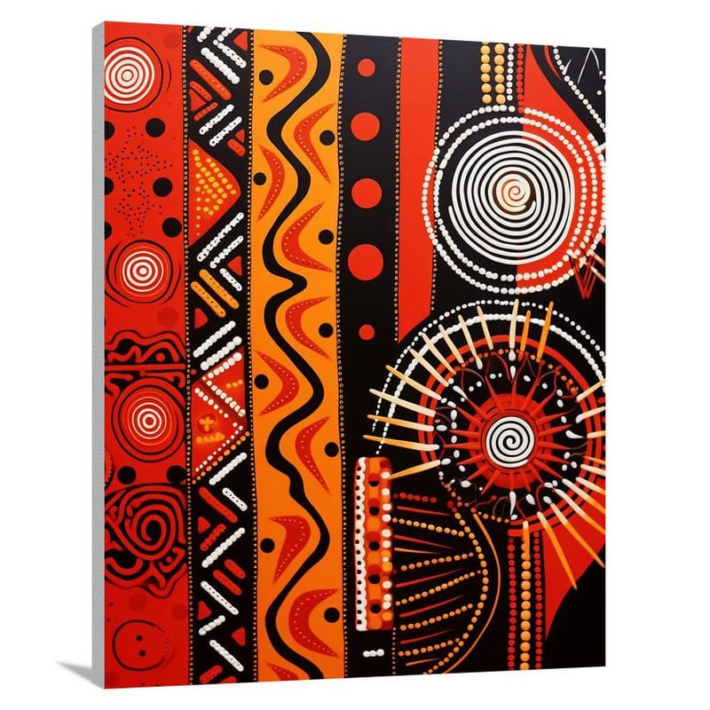 Tribal Tapestry - Pop Art - Canvas Print