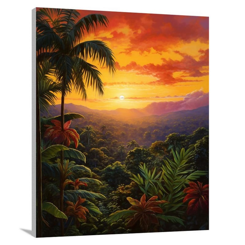 Trinidad & Tobago: Sunset Serenade - Canvas Print