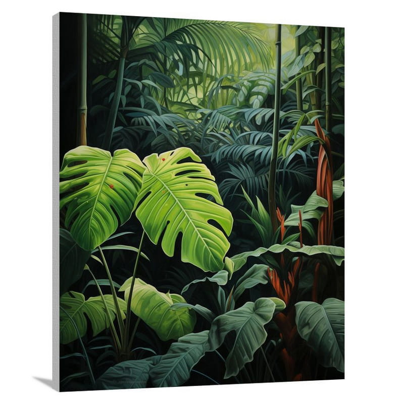 Tropical Leaf - Contemporary Art - Canvas Print