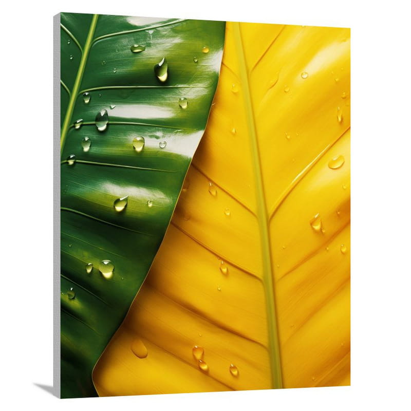 Tropical Leaf Tapestry - Canvas Print
