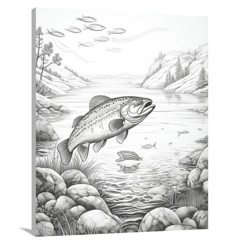 Trout's Leap - Canvas Print