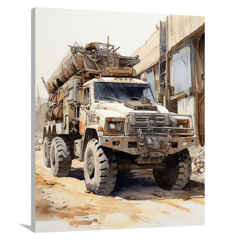Truck's Triumph - Canvas Print
