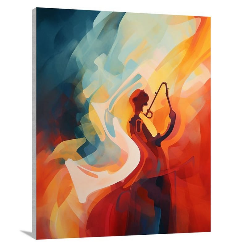 Trumpet - Minimalist - Canvas Print