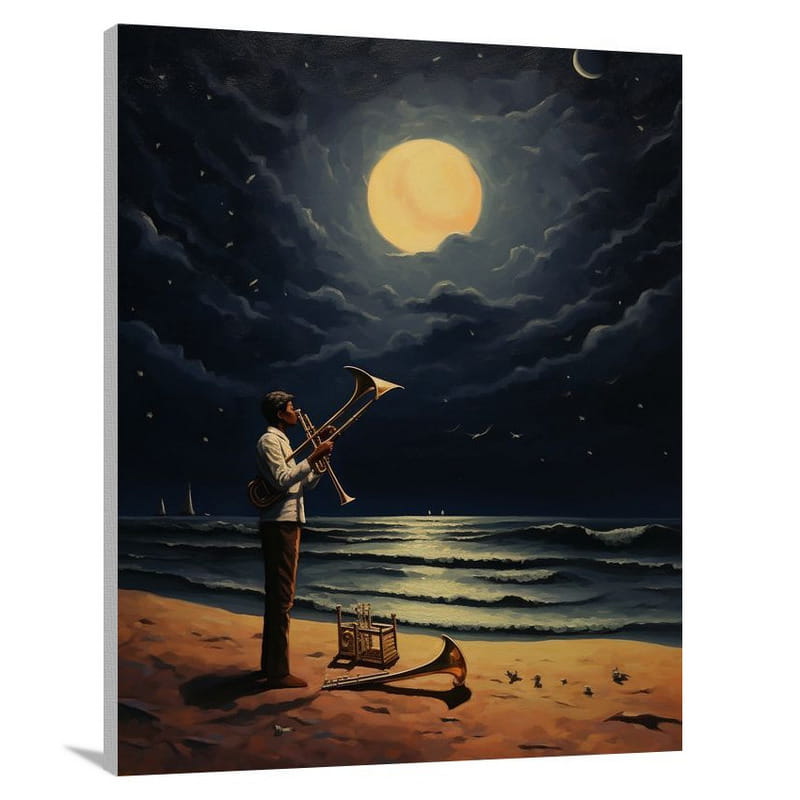 Trumpet Serenade - Canvas Print