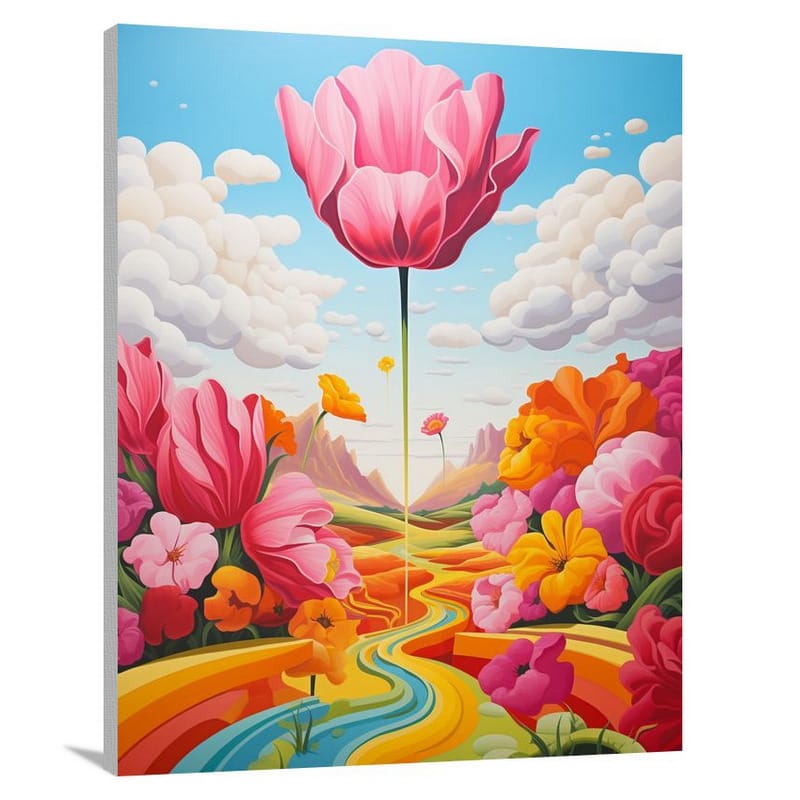 Tulip Dreams - Pop Art - Canvas Print