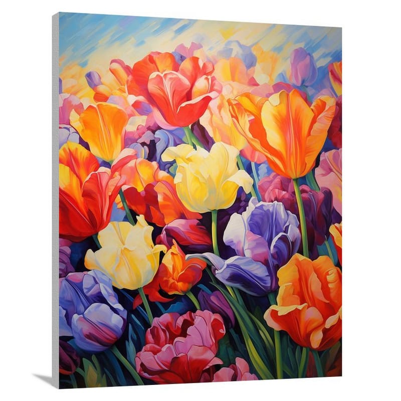 Tulip Symphony - Canvas Print