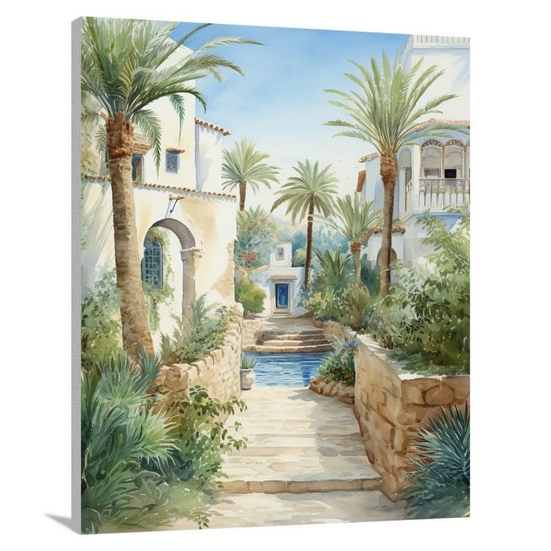Tunisian Oasis - Canvas Print