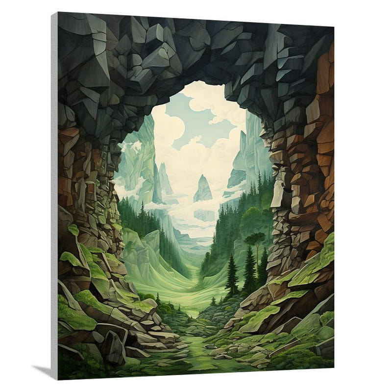 Tunnel of Serenity - Canvas Print