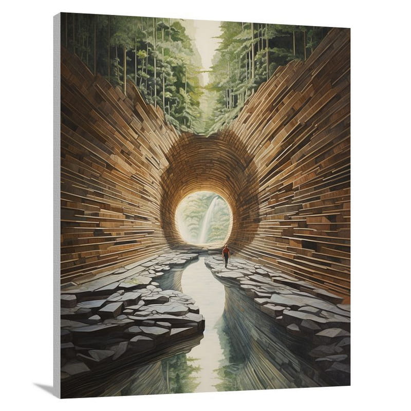 Tunnel of Transcendence - Canvas Print