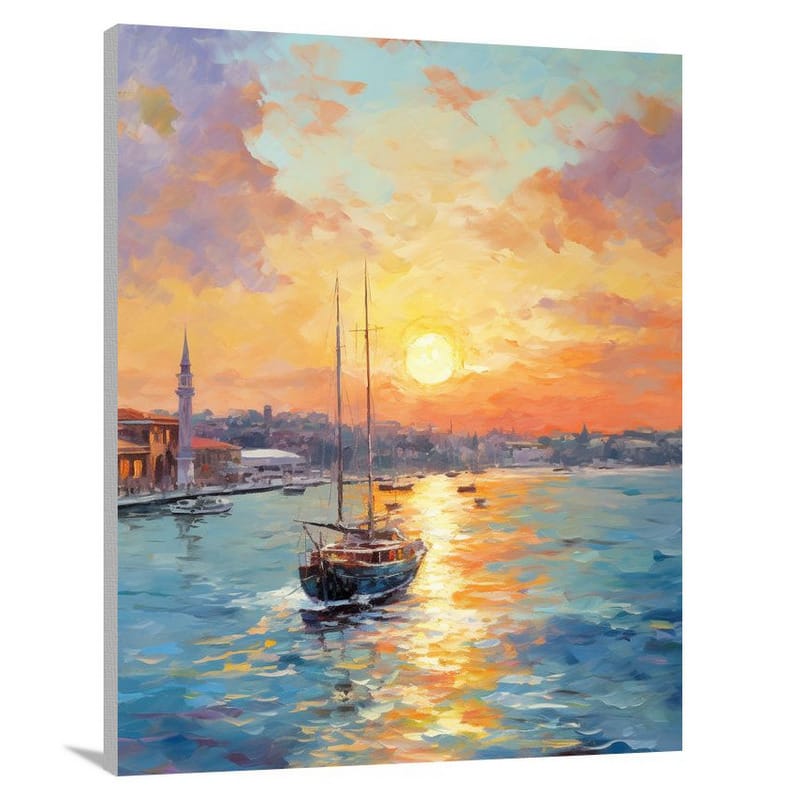 Turkey's Sunset Embrace - Canvas Print