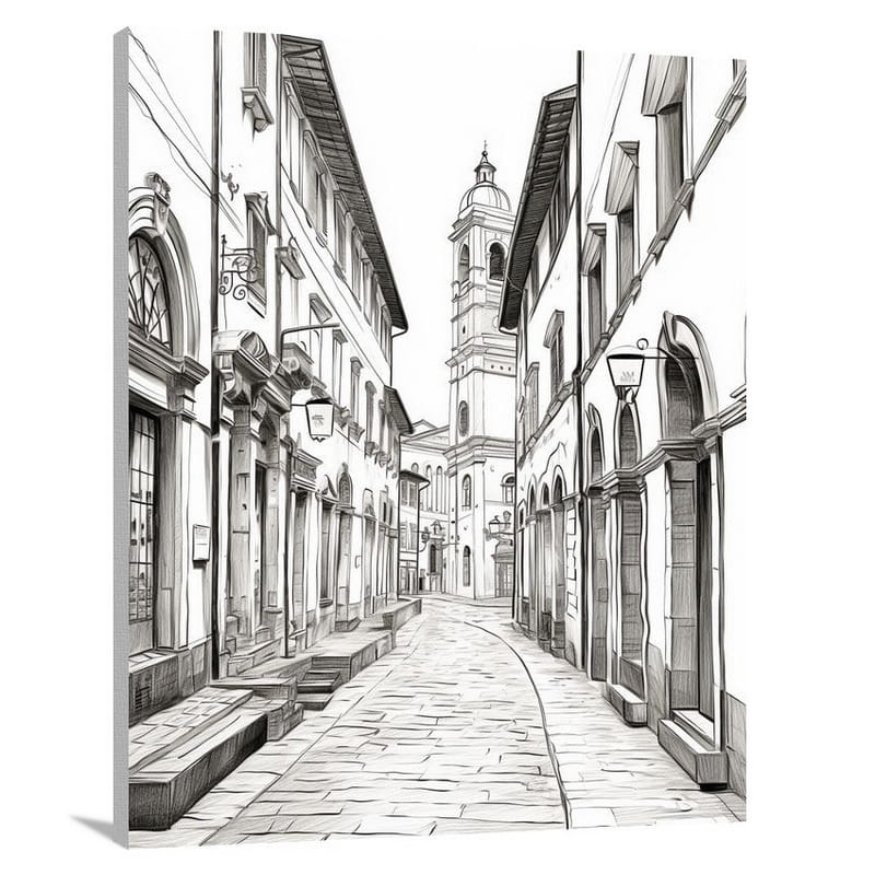 Tuscan Renaissance: Streets Alive - Canvas Print