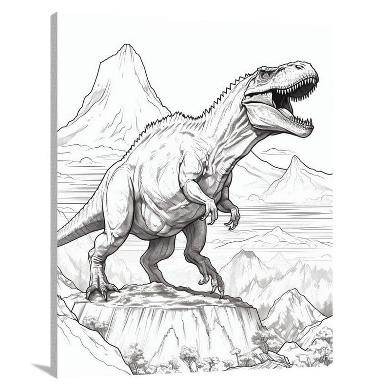 Tyrannosaurus Rex: Ancient Majesty - Canvas Print