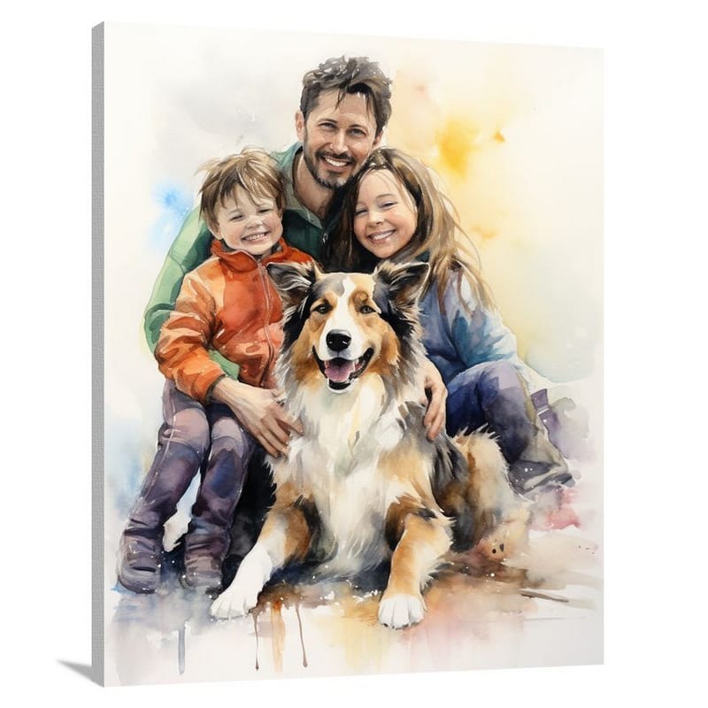 Unbreakable Bonds: Pet Adoption - Canvas Print