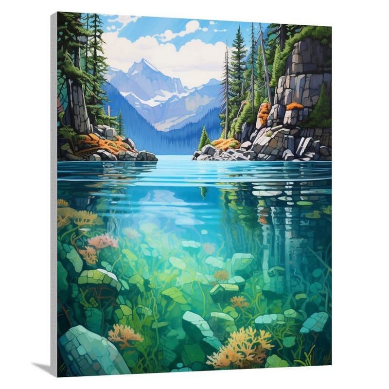 Underwater Serenity - Canvas Print