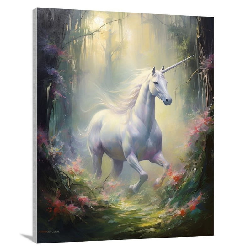 Unicorn's Enchanted Journey - Canvas Print