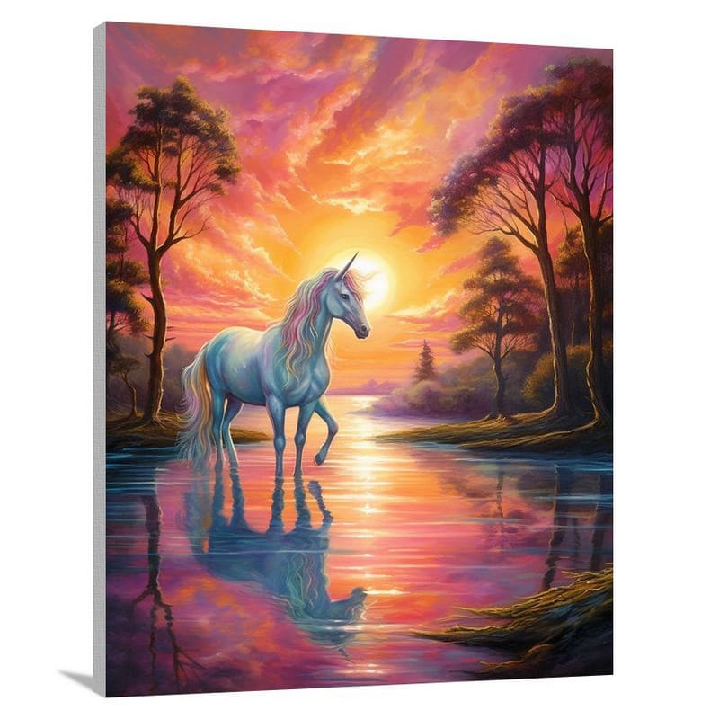 Unicorn's Serenity - Canvas Print