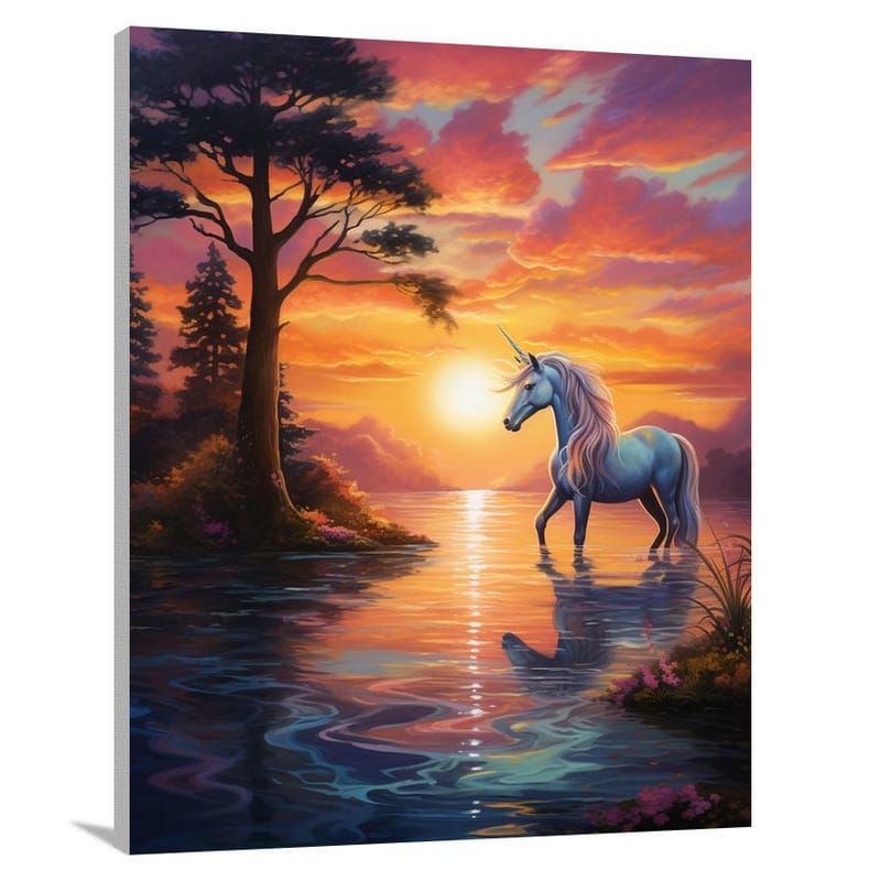 Unicorn's Serenity - Contemporary Art - Canvas Print