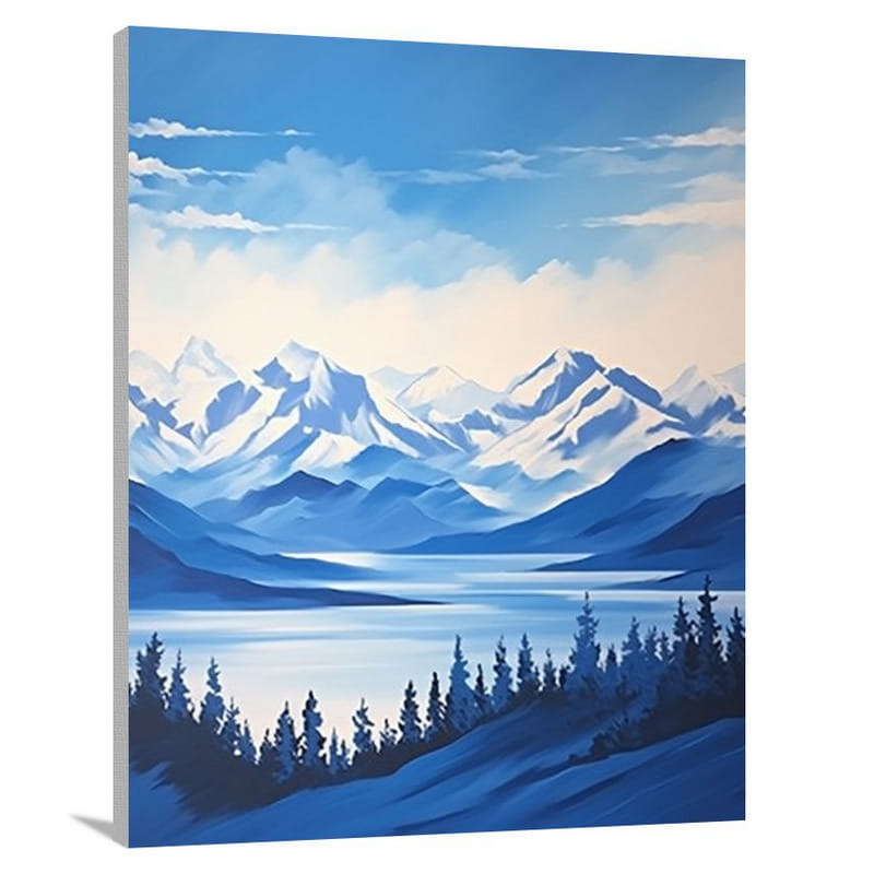 United States: Majestic Peaks - Canvas Print
