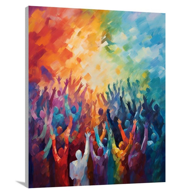 Unity in Diversity: Human Rights - Canvas Print