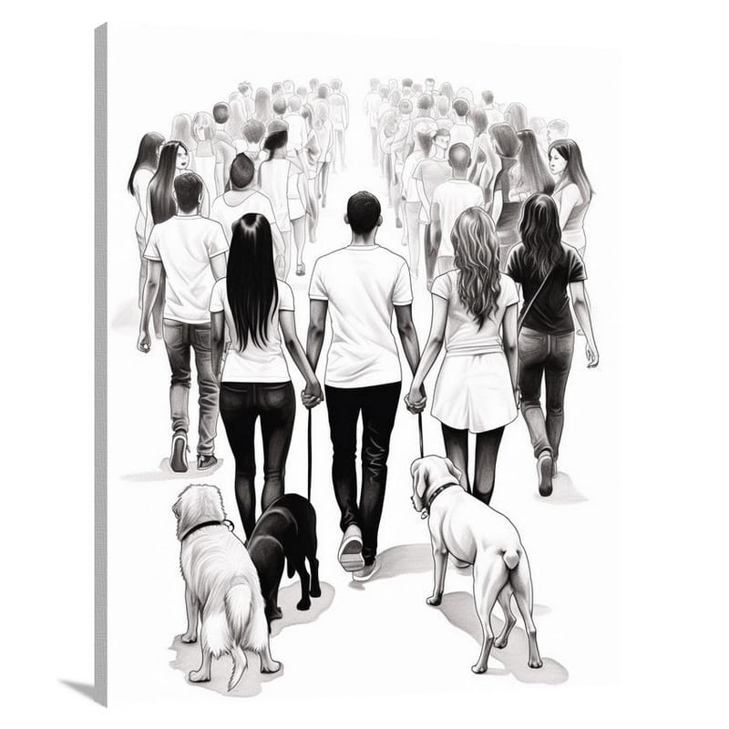 Unity in Diversity: Pet Adoption - Canvas Print