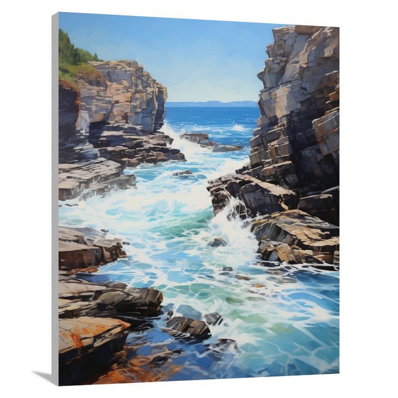Untamed Beauty: Massachusetts Coast - Canvas Print