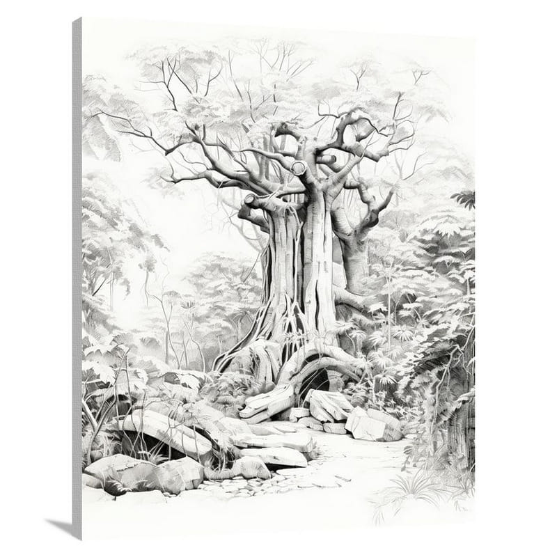 Uruguay's Mystic Rainforest - Canvas Print