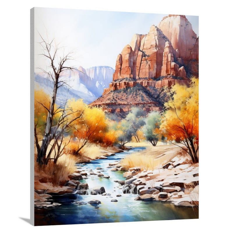 Utah's Majestic Flow - Canvas Print