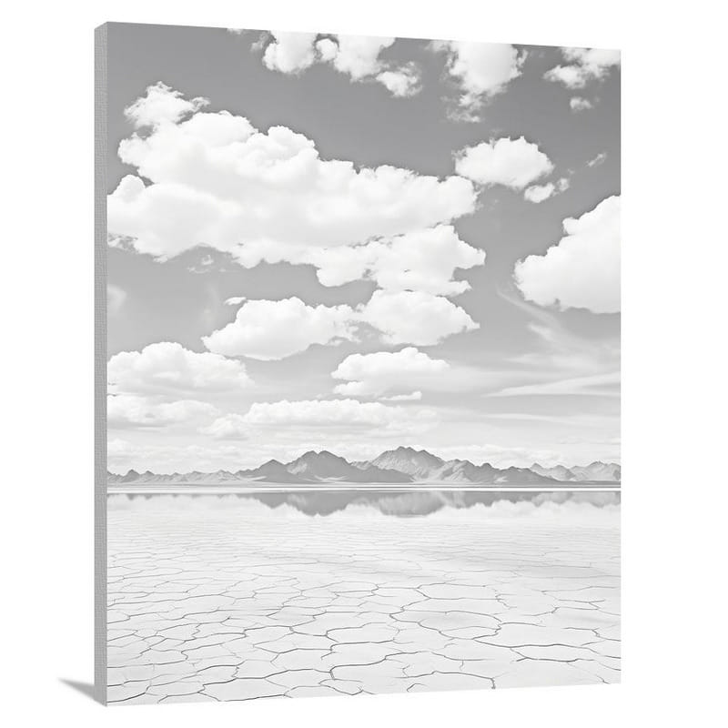 Utah's Tranquil Reflection - Canvas Print