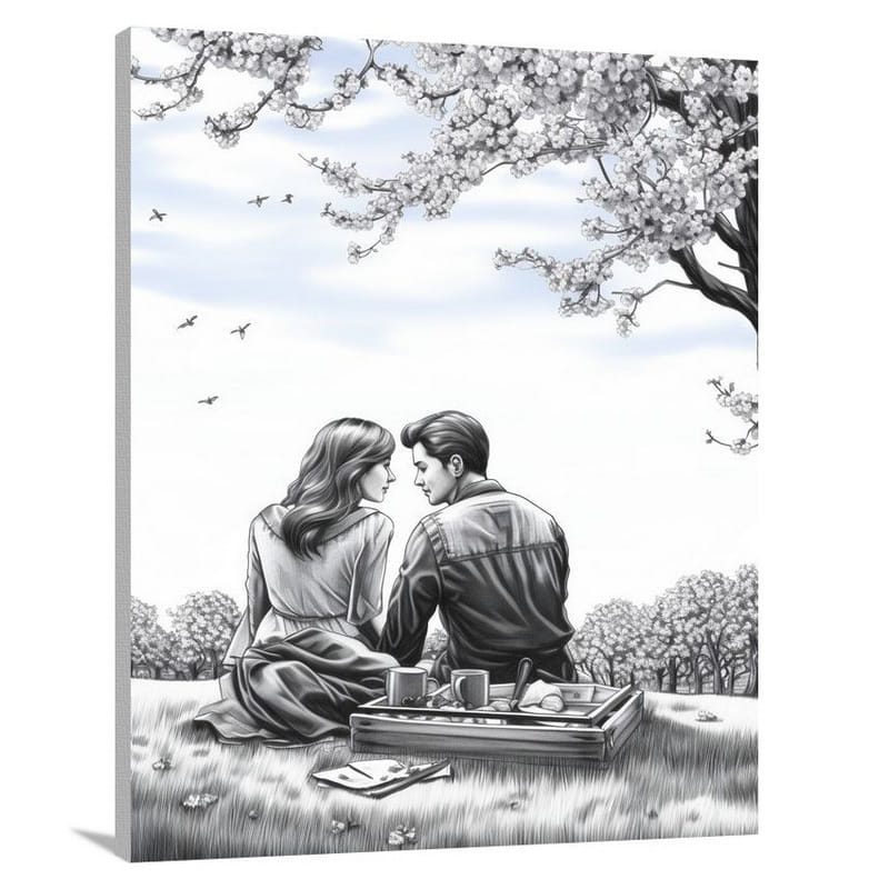Valentine's Day Serenity - Canvas Print