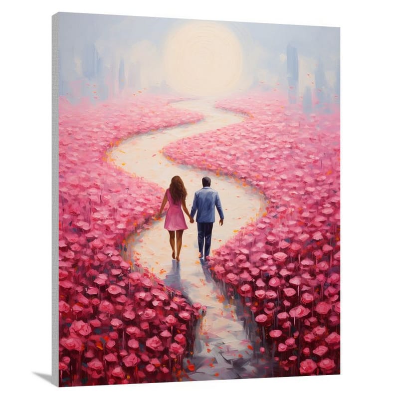 Valentine's Path - Canvas Print
