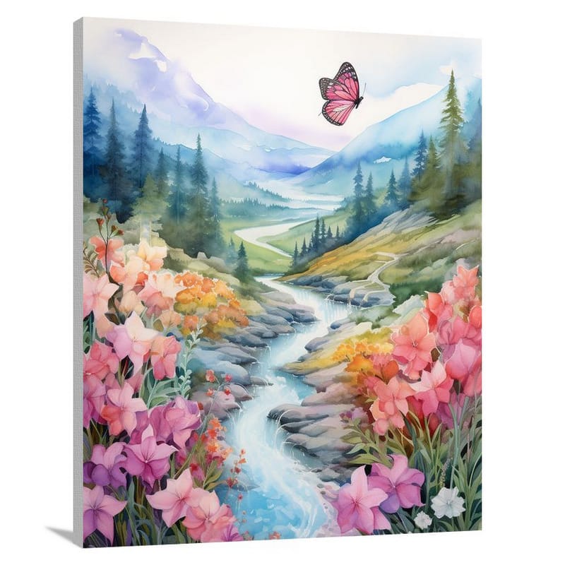 Valley of Blooms - Canvas Print