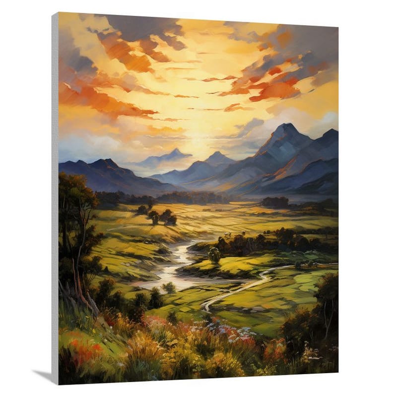 Valley of Eternity - Impressionist - Canvas Print