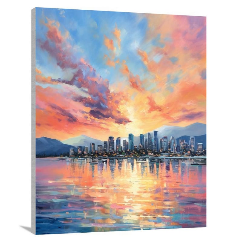 Vancouver Dreamscape - Impressionist - Canvas Print