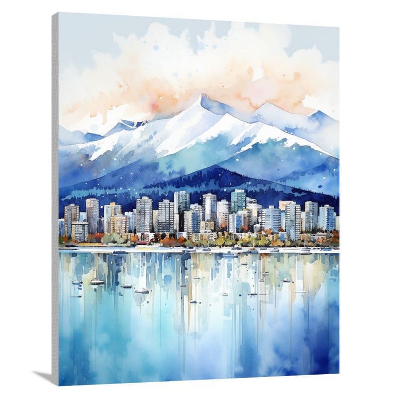 Vancouver's Resilient Peaks - Canvas Print
