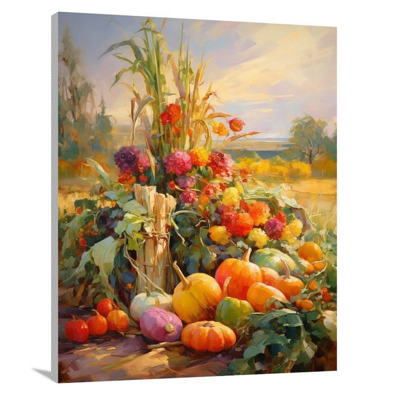 Vegetable Harvest - Canvas Print