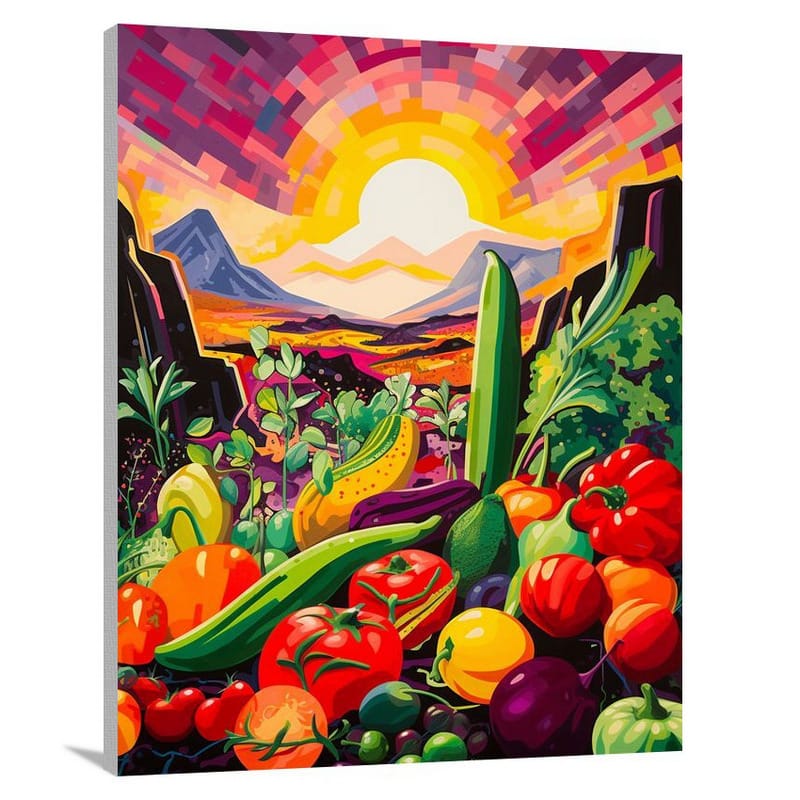 Vegetable Medley - Canvas Print