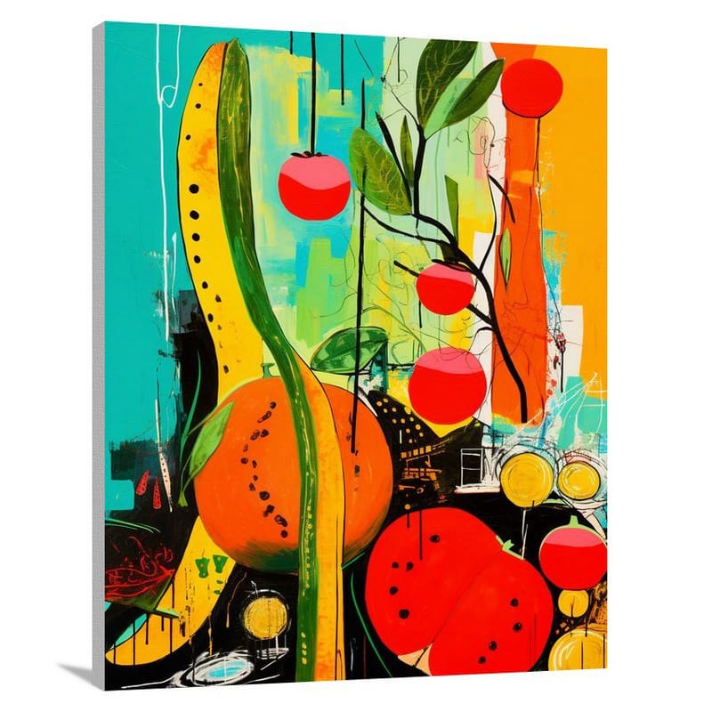 Vegetable - Pop Art - Canvas Print