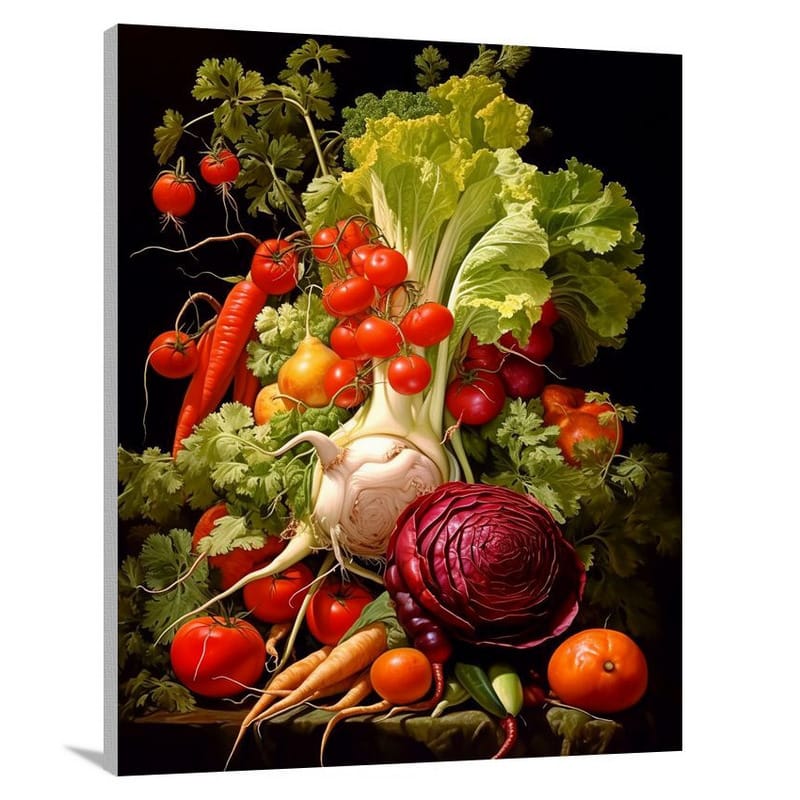Vegetable Symphony - Canvas Print