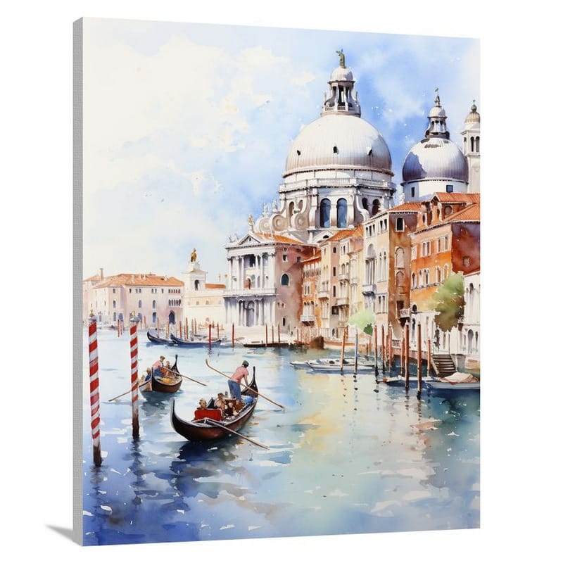 Venice's Enchanting Reflections - Canvas Print