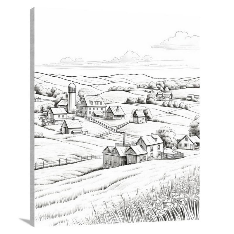 Vermont Village - Canvas Print