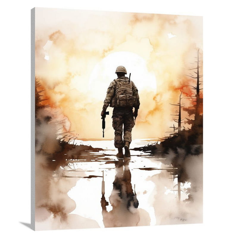 Veterans Day Reflections - Canvas Print