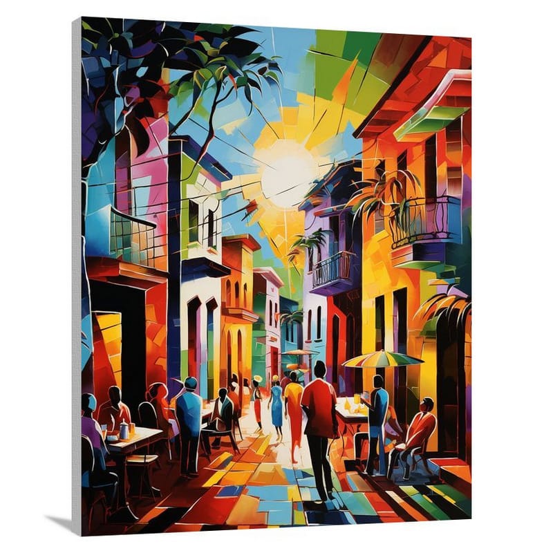 Vibrant Caracas - Pop Art - Canvas Print