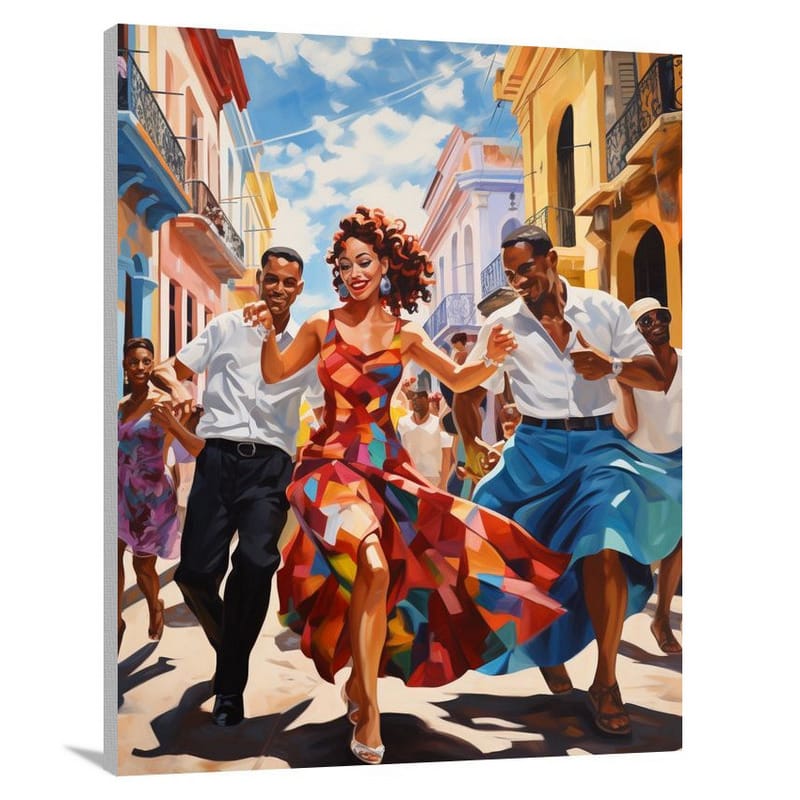 Vibrant Rhythms: Dominican Republic - Canvas Print