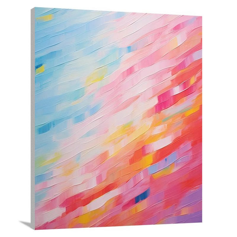 Vibrant Stripes - Canvas Print